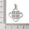 Non-Tarnish 304 Stainless Steel Pendants STAS-U010-22P-3