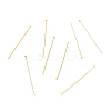 Brass Flat Head Pins X-KK-F824-114D-G-1