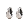 316 Surgical Stainless Hoop Earrings EJEW-C160-06A-P-2