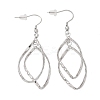 Tarnish Resistant 304 Stainless Steel Dangle Earrings EJEW-L215-47P-4