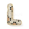 Brass Micro Pave Cubic Zirconia Pendants KK-Z108-02G-L-1