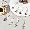 Alloy Glass Dangle Earrings EJEW-JE07367-1