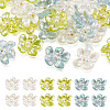 24Pcs 3 Colors AB Color Transparent Epoxy Resin & ABS Pearl Decoden Cabochons CRES-TA0001-45-1