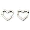 Tarnish Resistant 201 Stainless Steel Huggie Hoop Earrings EJEW-E602-04P-1