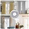 30Pcs Iron Curtain Rings with Eyelet IFIN-SP0001-16B-5