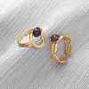 304 Stainless Steel Adjustable Open Cuff Rings RJEW-A071-02B-G-3