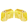 1 Pair Handmade Plastic with Polyester Tassel Epaulettes DIY-FH0007-12-1