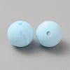 Round Food Grade Eco-Friendly Silicone Focal Beads SIL-TAC0013-07B-2
