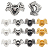 120Pcs 4 Colors Tibetan Style Alloy Beads FIND-SC0017-92B-6