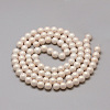 Glass Pearl Beads Strands X-DGLA-S115-8mm-K42-2