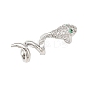 Brass Micro Pave Cubic Zirconia Pendants KK-F921-06P-2