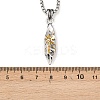 Alloy Sun Totern Pendant Box Chain Necklaces LS-NJEW-Z101-02P-3
