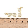 Brass Micro Pave Cubic Zirconia Pendants LS-KK-P339-17G-3