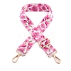 Flower Pattern Nylon Canvas Handbag Webbing Bag Straps PW-WG5C768-01-1