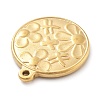 304 Stainless Steel Pendants STAS-I327-07G-2