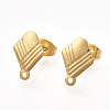 304 Stainless Steel Stud Earring Findings STAS-S079-60A-2