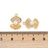 Brass Micro Pave Cubic Zirconia Pendants X1-KK-F902-06B-G-3