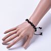 Adjustable Nylon Cord Braided Bead Bracelets BJEW-JB04520-05-4
