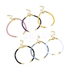 6Pcs 6 Colors Nylon Cords Bracelet Makings Fit for Connector Charms AJEW-FS0001-38-1