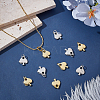10Pcs 2 Colors Brass Pendants KK-ME0002-16-4