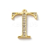 Rack Plating Brass Micro Pave Cubic Zirconia Pendant KK-H449-76G-07-1