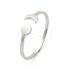 Non-Tarnish 304 Stainless Steel Open Cuff Rings RJEW-Q808-01A-P-1