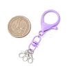 Spray Painted Eco-Friendly Alloy Double Eye Swivel Clasps and Iron Lobster Claw Clasps HJEW-JM04661-3