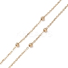Brass Cable Eyeglasses Chains AJEW-TA00035-4