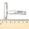 Smooth 316 Surgical Stainless Steel Rectangle Magnetic Clasps STAS-Z134-01P-3