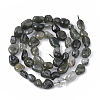 Natural Green Rutilated Quartz Beads Strands G-S363-028D-2