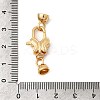 Brass Lobster Claw Clasps KK-U059-50G-3