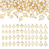 72Pcs 12 Styles ABS Plastic Imitation Pearls Charms/Connector Charms FIND-TA0003-16-1