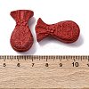 Cinnabar Beads CARL-K001-25-3