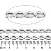 Tarnish Resistant Vacuum Plating 304 Stainless Steel Link Chains CHS-H026-16P-2