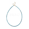 Natural Apatite Beaded Necklaces NJEW-JN02990-03-1