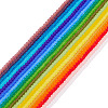 18 Strands 18 Colors Transparent Glass Beads Strands EGLA-TA0013-38-2