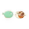 Cute Fish Enamel Pin JEWB-S012-002G-NF-4