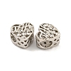 Mother's Day Rack Plating Alloy European Beads FIND-B034-31P-2