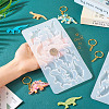 2Pcs 2 Style Dinosaur Pendant DIY Silicone Molds DIY-TA0009-03-5