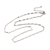 Brass Twist Link Chain Necklaces NJEW-B119-10P-2