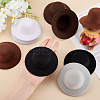 15Pcs 5 Colors EVA Cloth Mini Hat Fascinator Base AJEW-GA0007-43-3