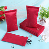 8Pcs Rectangle Velvet with Steel Glasses Case ABAG-BBC0001-15B-4