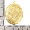 Rack Plating Brass Locket Pendants KK-K277-09G-3