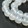 Natural White Agate Round Beads Strands G-N0151-10-10mm-2