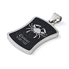 304 Stainless Steel Pendants STAS-O008-01F-2