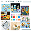 240Pcs 12 Colors Opaque Acrylic Cabochons DIY-OC0011-65-6