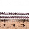 Transparent Gradient Color Glass Beads Strands GLAA-H021-01A-22-5