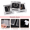 Transparent Plastic Jewelry Display Stands LS-ODIS-WH0029-36-4