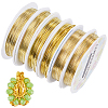 6 Rolls 6 Size Copper Jewelry Wire CWIR-SC0001-03B-1