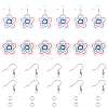 DIY Acrylic Flower Earrings Making Kits DIY-FH0002-79-1